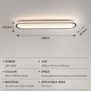 Axyaa LED Ceiling Light with Remote Control for Living Room, Bedroom, and Hallway