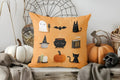 Cute Ghost Reading Book Cushion Cover for Sofa Bedroom Car by Axyaa