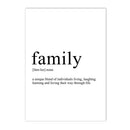 Nordic Family Love Quotes Wall Art Canvas Painting Decor by Axyaa
