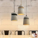 Axyaa Minimalist Cylindrical Hemp Rope Pendant Light