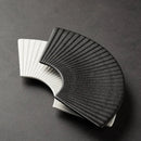 Axyaa Ceramic Tableware Set: Fan-Shaped and Irregular Sushi & Pastry Plates