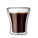 Axyaa Double Wall Glass Cup: Durable, Heat Resistant Drinkware for Home - 250ml