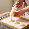 Axyaa Cake Cream Decorating Gun Set with Plastic Nozzles - Baking Pastry Tool