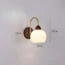 Axyaa Copper Glass LED Wall Lamp Modern Sconce for Livingroom Bedroom Home Lighting