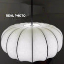 Axyaa Silk E27 LED Pendant Light: Modern Dining & Bedroom Chandelier Droplight