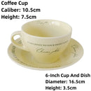 Axyaa Ceramic Breakfast Tea Cup Set - Korean Style Cute Milk Tableware