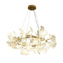Nordic Ginkgo Leaf LED Chandelier for Axyaa - Modern Kitchen Living Room Lighting