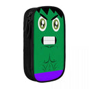 Axyaa Hulk Double Layer Pencil Case: Large Capacity, Super Hero Design, School & Make Up Bag