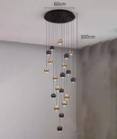Axyaa LED Pendant Chandeliers for Modern Living and Dining Room Lighting