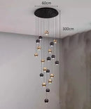Axyaa Modern LED Pendant Chandelier Lighting for Living and Dining Room