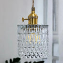 Axyaa Modern Glass Pendant Light: Bedroom Cafe Hanging Lamp Chandeliers