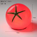 Axyaa Red Tomato Table Lamp: Elegant Home Decor Lighting with 3 Plug Options