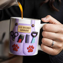Axyaa Ceramic Coffee Cup Personalized for Pet Groomer