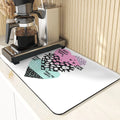 Axyaa Wave Pattern Silicone Coasters - Kitchen Decor & Drying Mat