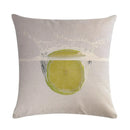 Axyaa Pineapple Orange Fruit Plant Linen Pillowcase 45*45cm