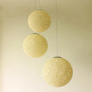 Axyaa Rattan Hemp Ball Chandelier
