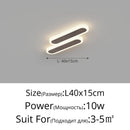 Axyaa LED Ceiling Lights for Bedroom Hallway, Modern Indoor Lighting Fixtures for Living Room