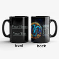 Axyaa Zodiac Constellation Coffee Mug - Customizable 12 Sign Theme Gift