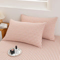 Axyaa Solid Color Washed Cotton Pillowcase Set • Single • 48x74cm