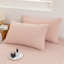 Axyaa Solid Color Washed Cotton Pillowcase Set • Single • 48x74cm