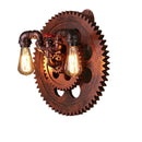 Axyaa Vintage Wood Wall Lamp: Industrial Loft Retro Design for Living Room, Bedroom, Cafe