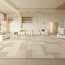 Axyaa Plush Modern Style Fluffy Soft Rug for Living Room Bedroom Study Area