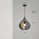 Axyaa Wabi Sabi Resin Pendant Lamp Chandelier for Home Decor