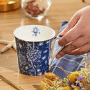 Axyaa Breakfast Milk Mug: Elegant European Bone Coffee Cup for Home & Gifts