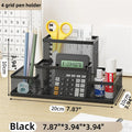 Axyaa Mesh Desk Organizer with 9 Compartments and Drawers, Pencil Holder for Office