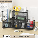 Axyaa Mesh Desk Organizer with 9 Compartments and Drawers, Pencil Holder for Office