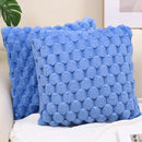 Axyaa Red Solid Cushion Cover Soft Pillowcase for Home Decor Sofa Bedroom