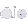 Axyaa LED Round Bathroom Mirror 600/800mm Dimmable Backlit Lighted Anti-fog Vanity Makeup Mirror