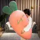 Axyaa Carrot Doll Pillow Plush Toy - Perfect Girl's Gift for Birthday & Holiday.