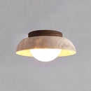 Axyaa Circular LED Ceiling Lamp in Retro Style for Home Décor