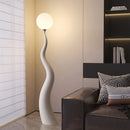 Axyaa Minimalist LED Floor Lamp with Remote Control Dimming - Nordic Ins Style