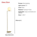 Axyaa Nordic LED Floor Lamp for Modern Living Space - Creative Decorative Standing Light