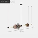 Axyaa Stained Glass Strip Pendant Light for Home and Restaurant Decor
