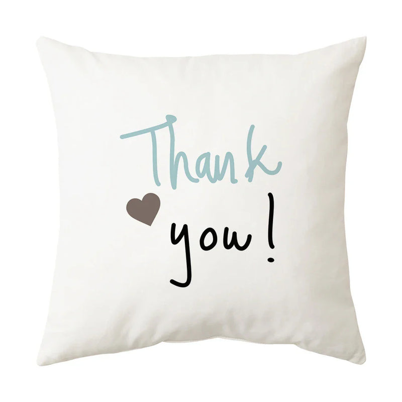 Axyaa Geometric Pattern Blue & White Pillow Case Home Decor Case