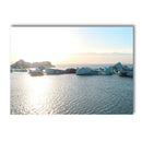 Axyaa Seagull Beach Boat Canvas Art Print for Living Room Decor