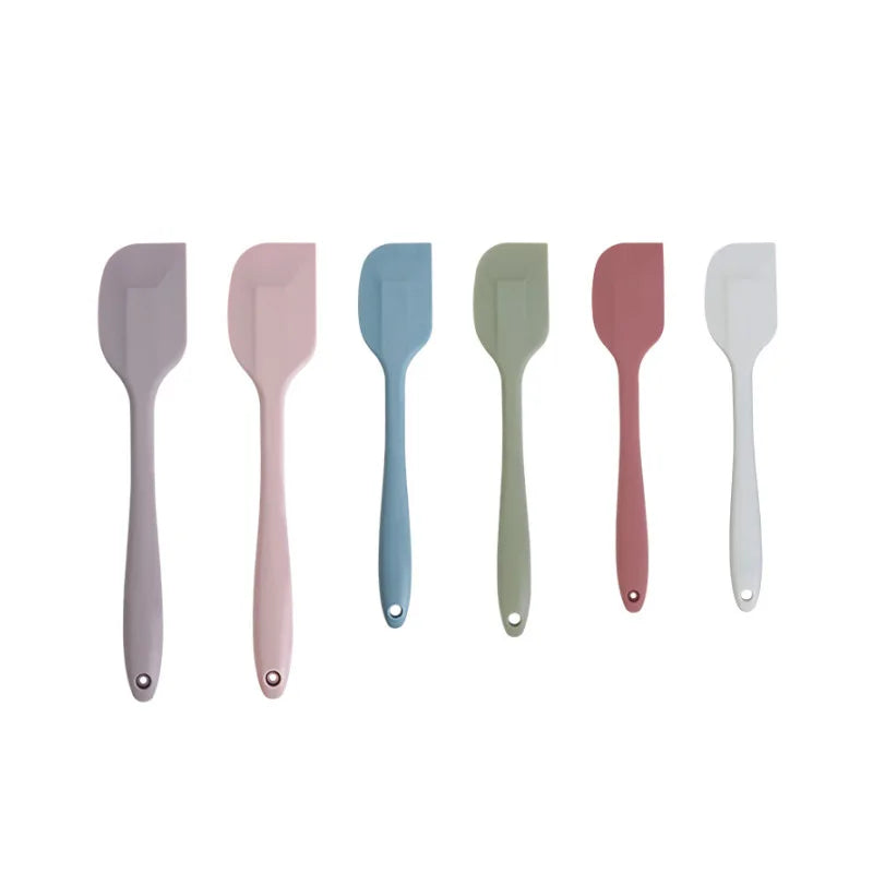 Axyaa Silicone Cream Scraper & Spatula Cutter - Kitchen Baking Pastry Tool