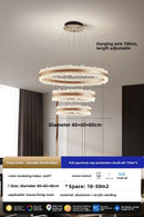 Axyaa Modern Ring Ceiling Chandelier Luxury Pendant Lamp