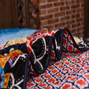 Axyaa Boho Mandala Quilt Set Queen Size 3-Piece Lightweight Reversible Coverlet