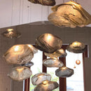 Axyaa Crystal Chandelier Stair Pendant Lights Interior Lighting
