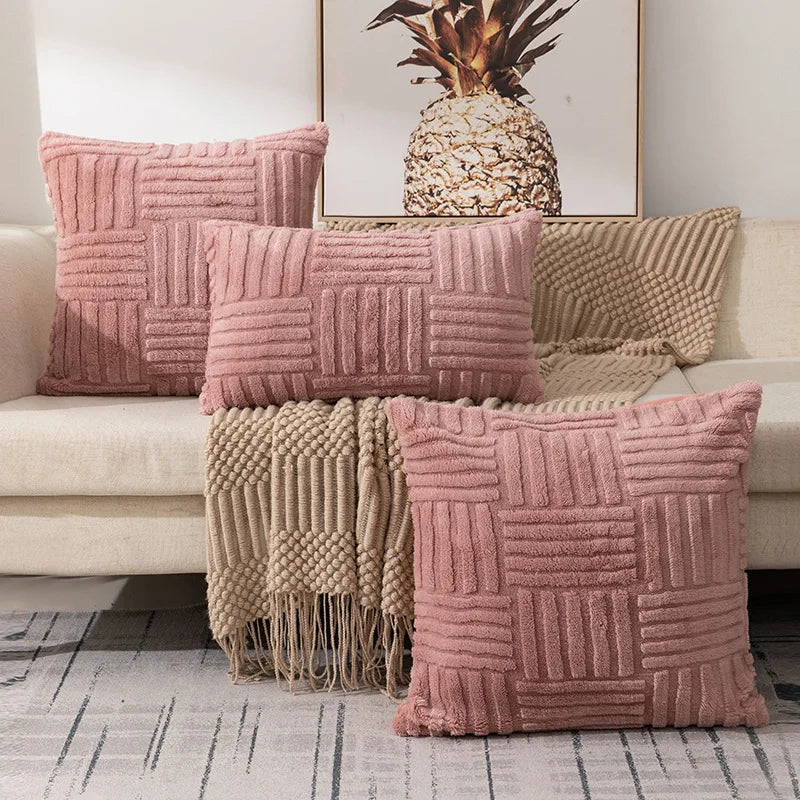Geometric Square Pillow Cover 45x45cm by Axyaa - Decorative Home Decor