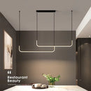 Axyaa LED Pendant Lights with Remote Control - Modern Hanging Lamps for Home Décor