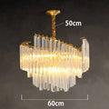 Axyaa Crystal Chandelier Pendant Light for Living and Dining Room Lighting