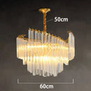 Axyaa Crystal Chandelier Pendant Light for Living and Dining Room Lighting