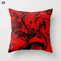 Axyaa Geometric Pillow Case: Modern Red Design for Home Decor