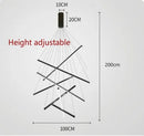 Axyaa Minimalist Line Chandelier: Luxury Staircase Pendant Light for Modern Home Décor