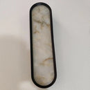 Axyaa LED Oval Wall Lamp Natural Marble Finish for Bedroom, Hotel, Bathroom - High Quality